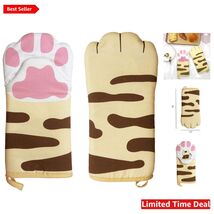Fun Cat Claw Oven Mitts, 480°F Heat Protection – Perfect for Cooking &amp; B... - $32.62