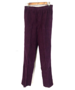 1950s Corduroy Pants Size M Womens Purple Rockabilly Vintage Western Ran... - $81.81 CAD