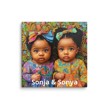 &quot;Sonja &amp; Sonya&quot; Canvas &quot;Twin Portraits&quot; Abstract Original Modern Art by RFW - £27.78 GBP+