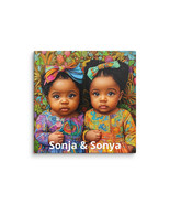 &quot;Sonja &amp; Sonya&quot; Canvas &quot;Twin Portraits&quot; Abstract Original Modern Art by RFW - $34.99+