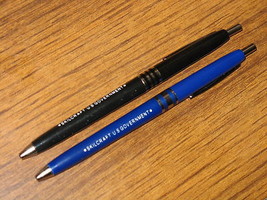 NEW (2) Skilcraft US Government (1) Black (1) Blue Ballpoint Ball-Point ... - $6.92