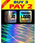 288 CUSTOM PRINT hologram warranty security sticker label VOID seals 1&quot;X1&quot; - €34,24 EUR