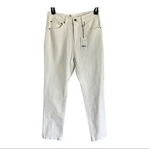 A Loves A Women&#39;s Off White High Rise Slender Straight Size 30 - £42.09 GBP