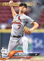 2018 Topps #593 Luke Weaver NM-MT Cardinals Future Star - £1.37 GBP