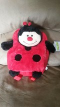 Pack Mates Ladybug Backpack New Plush Nwt Stuffed Animal W Tags 16&quot; Sugar Loaf - £11.86 GBP