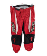 FOX RACING MOTORCROSS PANTS 180 RED WHITE BLACK MENS SIZE 38 Adjustable ... - $74.25
