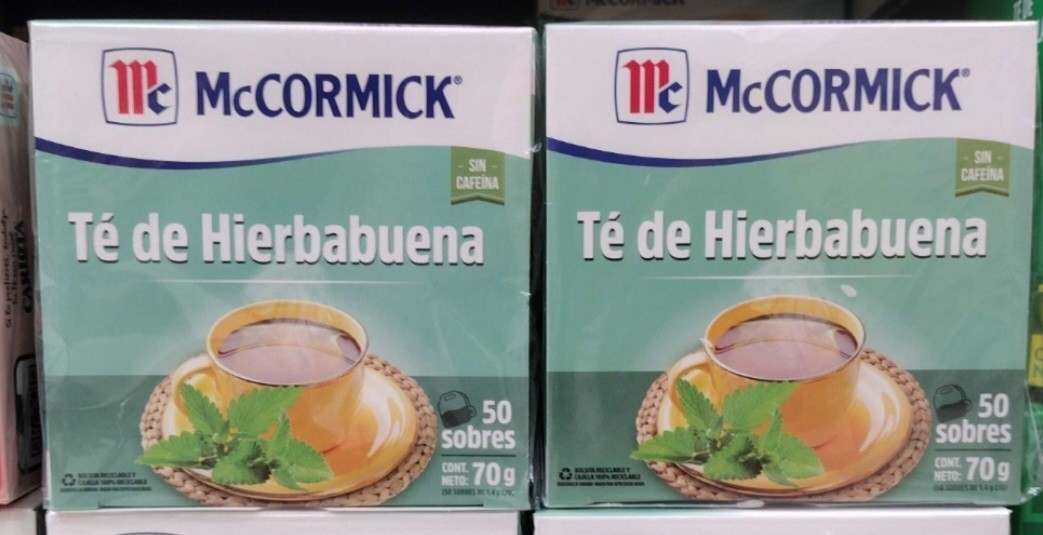 2X McCORMICK SPEARMINT TEA / TE DE HIERBABUENA 2 BOXES OF 50 BAGS EA - F... - $20.78