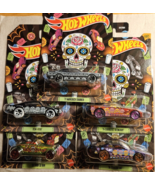 Hot Wheels 2023 Halloween Day of the Dead Set of 5 1:64 Die-cast Cars - $18.52