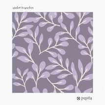 Pepita Needlepoint Canvas: Violet Branches, 10&quot; x 10&quot; - £62.11 GBP+