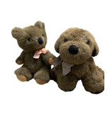 Vintage Dakin Plush Ashford Bear 1987 Dakin Dog 1986 Brown Plush Animal ... - $45.59 CAD