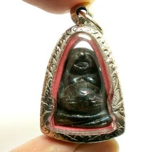 Lp Tub Sangkajai 1930S Amulet Magic Miracle Pendant Happy Buddha Thai Lucky Rich - £310.32 GBP