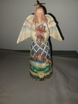 Jim Shore Angel Figurine SUMMER RESTORES THE SOUL 9” Tall Heartwood Cree... - $24.99