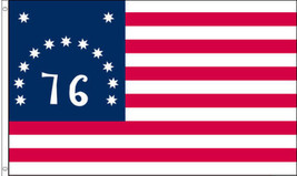 3x5 Bennington 76 1776 Flag 3&#39;x5&#39; House Banner grommets polyester - £13.36 GBP