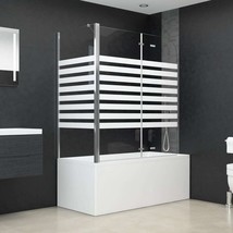 vidaXL Bath Enclosure 47.2&quot;x26.8&quot;x51.2&quot; Tempered Glass Stripe - $371.88 CAD