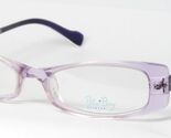 Blue Bay by Safilo B&amp;B 764 V1B TRANSPARENT VIOLET EYEGLASSES 50-17-135mm... - $77.33