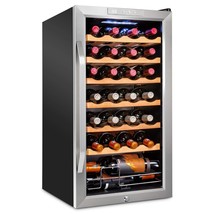 Ivation 28 Bottle Compressor Wine Cooler Refrigerator w/Lock | Large Freestandin - £567.23 GBP