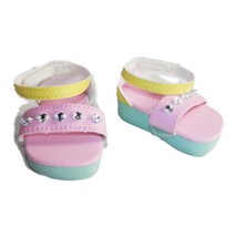 &#39;21 American Girl Truly Me World Traveller Japan Pastel Pink Green Sanda... - $14.99