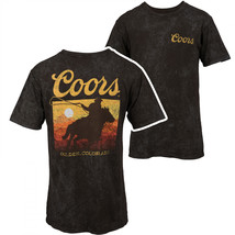 Coors Western Sunset Front and Back Print T-Shirt Brown - £32.05 GBP+