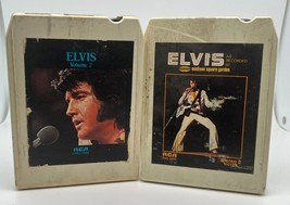 Lot of (2) Elvis Presley 8-Track &quot;Volume 2&quot; &amp; &quot;Madison Square Garden Live&quot; - £5.94 GBP