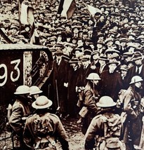 Mountjoy Prison Irish Hunger Strikes Rally 1920s WW1 Ireland Military Gr... - $39.99