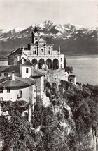 Locarno Switzerland~Basilica Santuario Madonna Del Sasso~Photo Postcard - £4.30 GBP