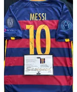 Lionel Messi SIGNED 15/16 FC Barcelona Rare Shirt/Jersey + COA | FREE SH... - $176.97 CAD