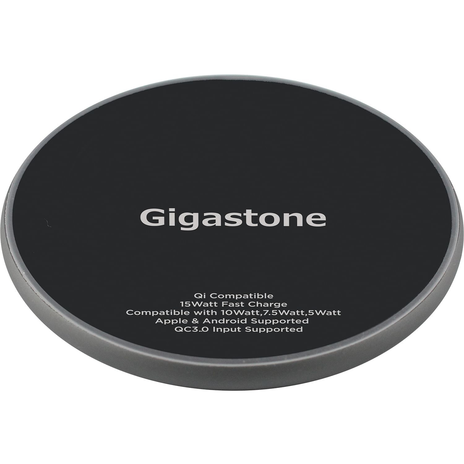 Gigastone GS-GA-9700B-R GA-9700 Qi Certified Fast Wireless Charging Pad Item image 2