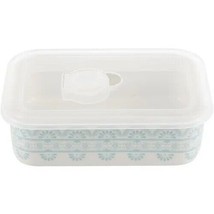 Pioneer Woman ~ Ceramic Food Storage Container ~ Vintage Floral Pattern ~ Small - £17.88 GBP