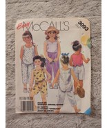 McCalls 3093 Easy Top Pants &amp; Shorts Size 3 Capris Sleeveless Great Summ... - $7.59