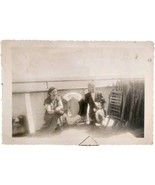 Queen Elizabeth Cruise Real Photo Antique Classic Ship 1940s Nautical E83H - $29.99