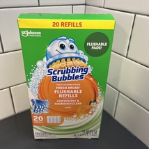 Scrubbing Bubbles Toilet Cleaning System Fresh Brush 20 Flushable Refill... - $24.00