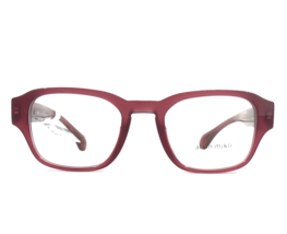 Alain Mikli Brille Rahmen A03512 003 Klar Rot Quadratisch Kompletter Rand - $267.29