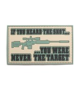 5ive Star Heard the Shot Morale Patch  2 x 3.25 High Quality PVC Morale ... - $17.18 CAD