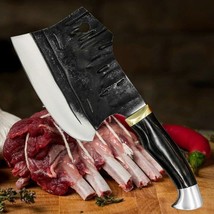 Chopping Bone Knife Butcher Knife Handmade Forged Stainless Steel Sharp Knive - £213.39 GBP