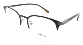 Prada Eyeglasses Frames PR 57YV 02Q-1O1 52-20-145 Matte Brown Made in Italy - $121.52