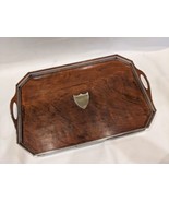 John Grinsell Sons Oak Silver Plate Tray Platter 20 x 14 Inch Sheffield ... - $1,209.46