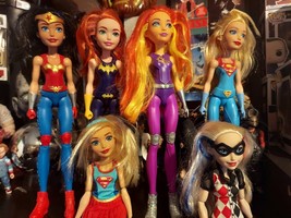 DC Superhero Girls 12&quot; Lot Of 6 - Supergirl Wonder Woman Poison Ivy Batgirl - £35.23 GBP