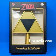 The Legend of Zelda Triforce Plug In Light Up Christmas Tree Topper SHIPS FAST - £27.52 GBP
