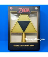 The Legend of Zelda Triforce Plug In Light Up Christmas Tree Topper SHIP... - £27.37 GBP