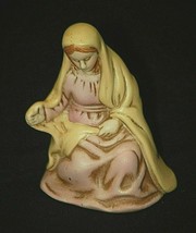 Vintage Nativity Scene Bisque Mary Figurine Christmas Xmas Replacement P... - $276.61 MXN