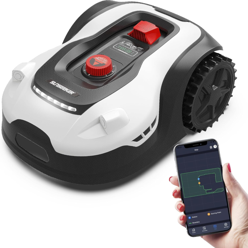Robotic Lawn Mower 0.3 Acre/ 13,000 Sq.Ft, with Mapping Function and App... - $1,121.47