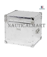 NauticalMart Casa Padrino Luxury Airplane Cabinet Chest Aluminum Trunk T... - $15,187.01 MXN