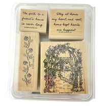 Stampin Up ENGLISH COTTAGE Rubber Stamp Scrapbook Cards - $19.26