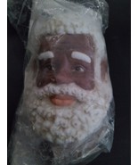 Vintage Mangelsen&#39;s Black Santa Porcelain Doll Head &amp; Hands 3 3/8” New S... - $22.76