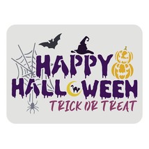 Happy Wicked Stencil - Trick Or Treat Reusable Mylar Stencil Template for Painti - £13.73 GBP