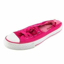 Converse All Star Youth Girls Shoes Size 1 M Pink Low Top Fabric - $17.82