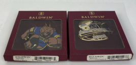 2 x Baldwin UCLA Bruins Christmas Ornament University Of California Los ... - $498.97 MXN