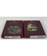 2 x Baldwin UCLA Bruins Christmas Ornament University Of California Los ... - $26.72