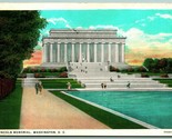 Lincoln Memorial Washington DC UNP Unused WB Postcard H13 - $3.91