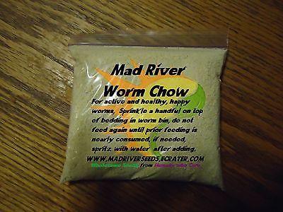 Mad River Organic Worm Chow  10 oz. For happy healthy worms!  FREE SHIPPING! - £8.01 GBP